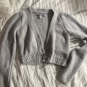 URBAN OUTFITTERS SADIE CROPPED CARDIGAN BUTTON UP SIZE SMALL